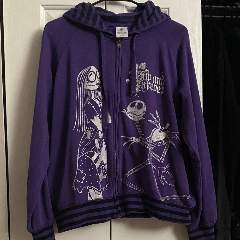 Nightmare before christmas zip up hoodie
